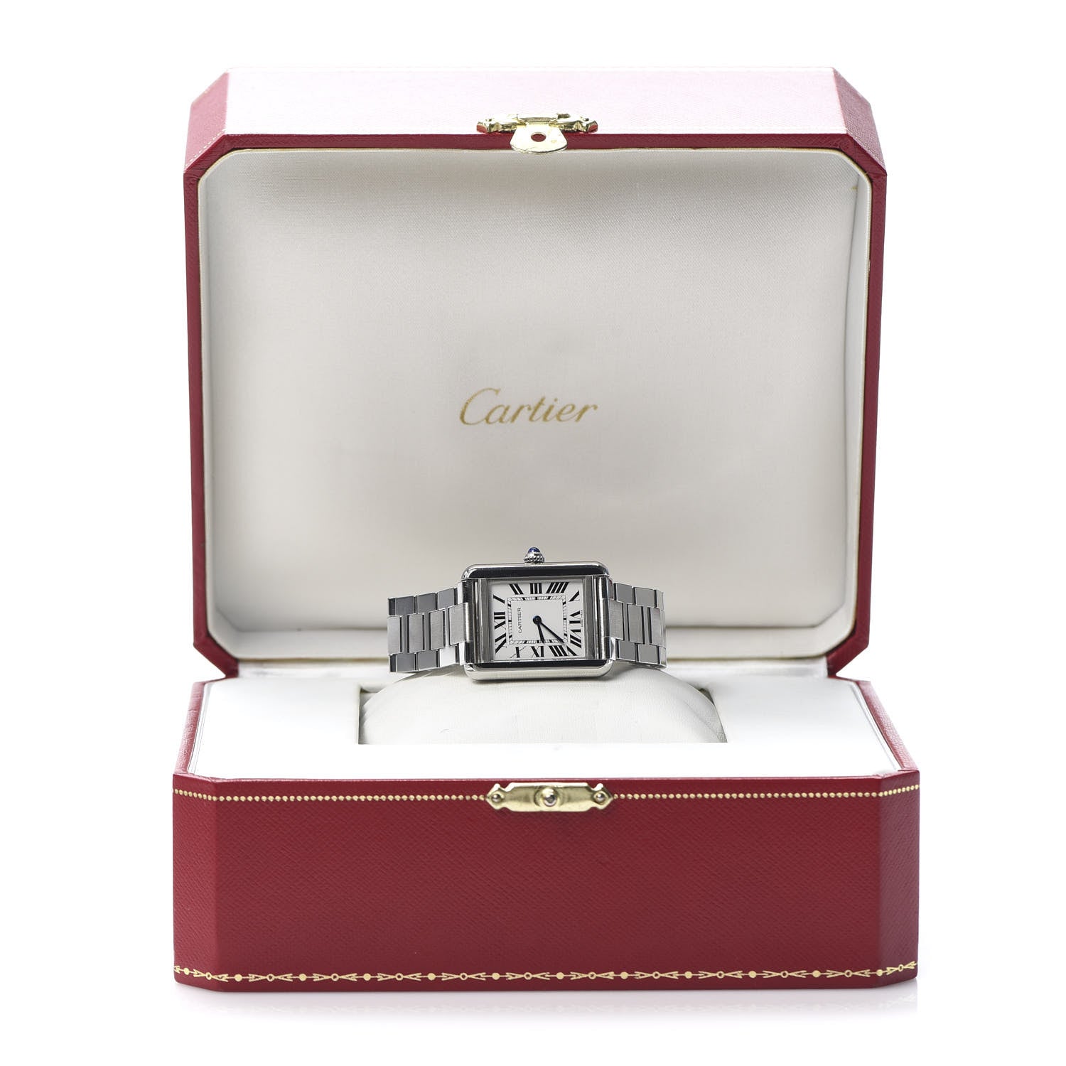 Cartier Stainless Steel 24mm Tank Solo Quartz Watch 8 of 8