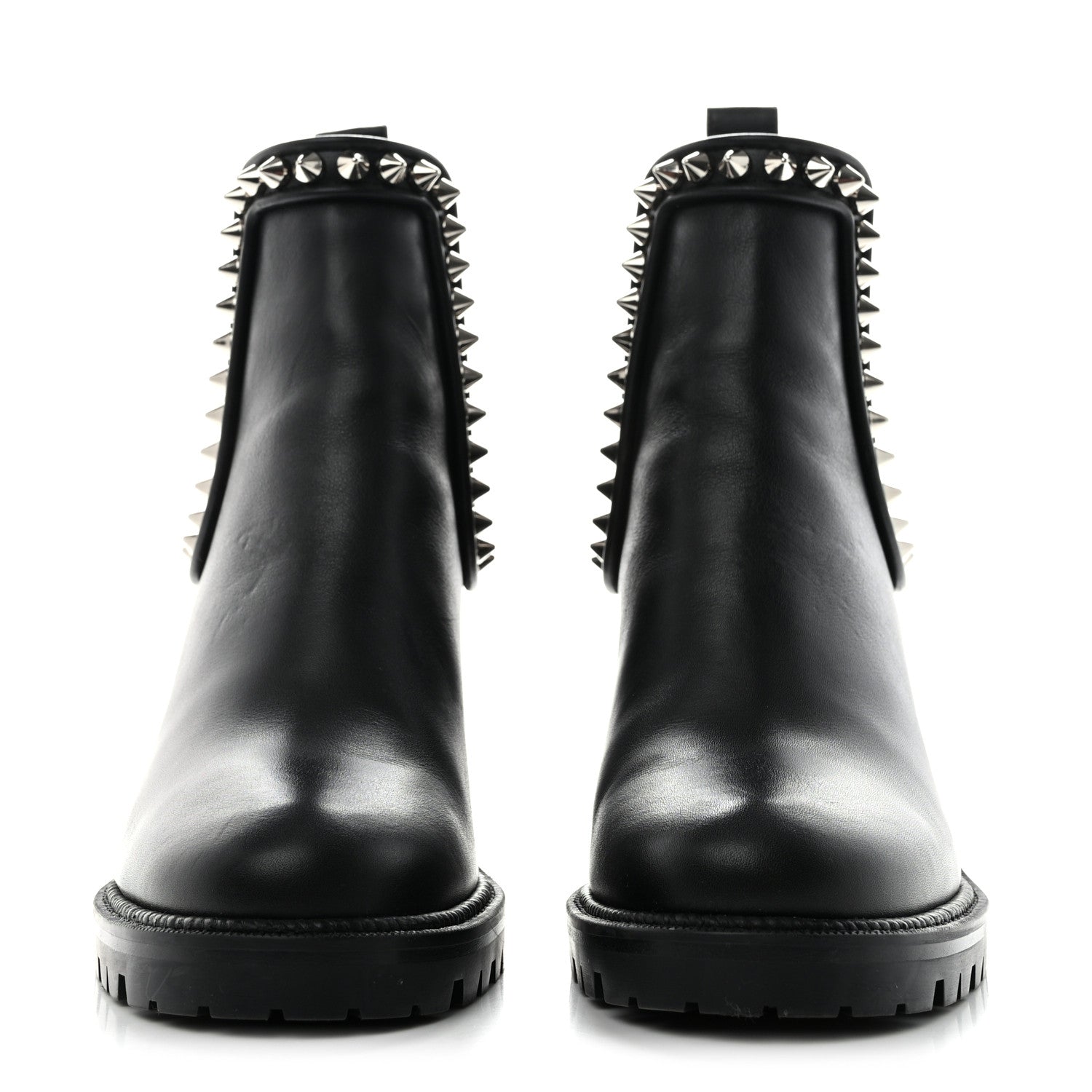 Christian Louboutin Nappa Spiked Capahutta 70 Chelsea Boots 40 Black 2 of 10