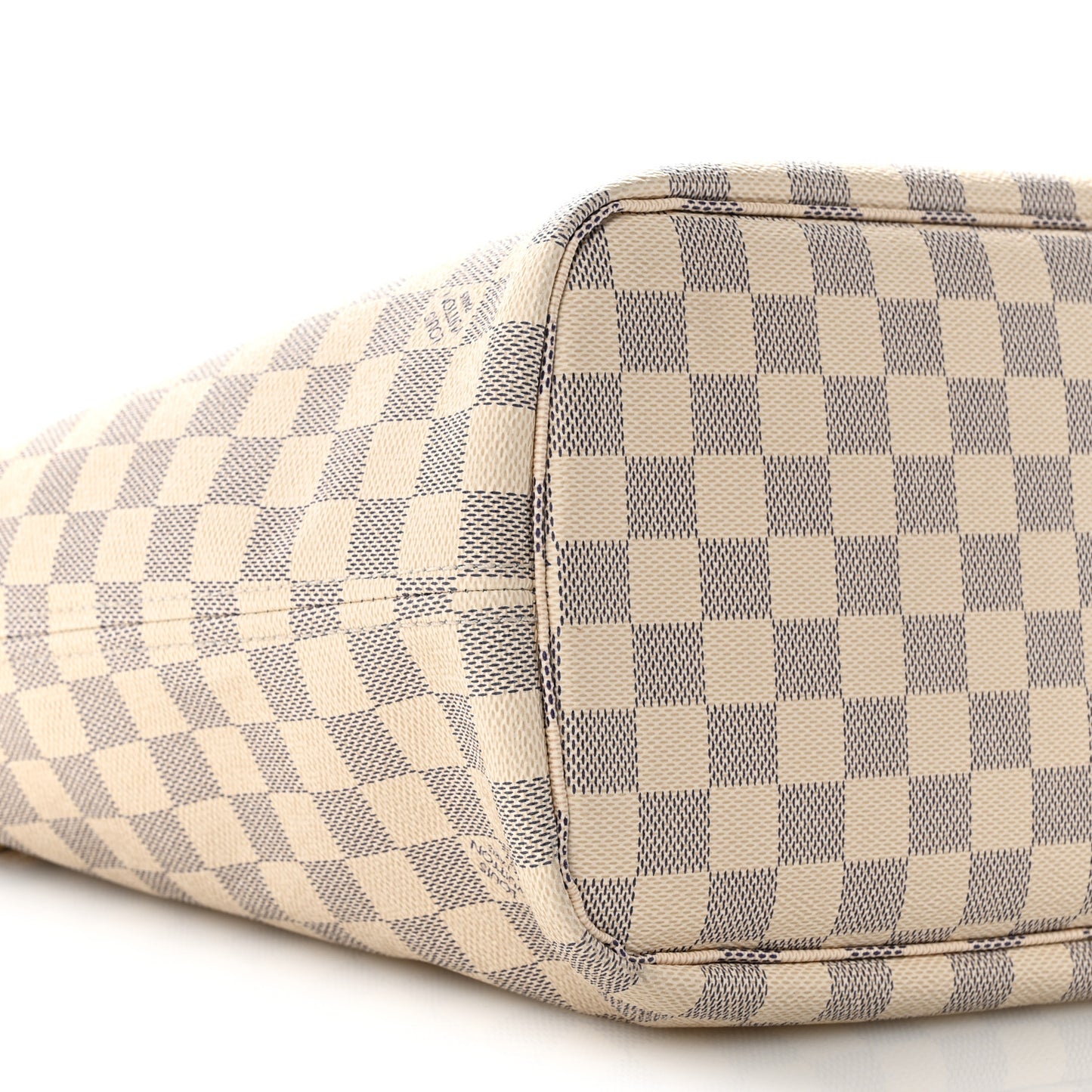 Damier Azur Braided Neverfull MM Pink