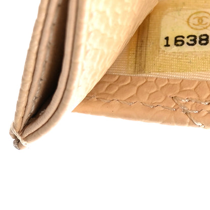 Chanel Caviar Quilted Card Holder Light Beige 8 of 9