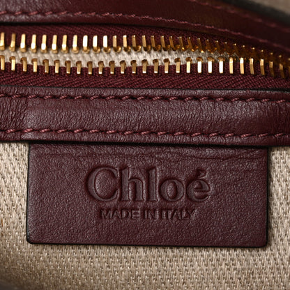 Chloe Suede Calfskin Braided Medium Marcie Double Carry Canyon Rose 7 of 12
