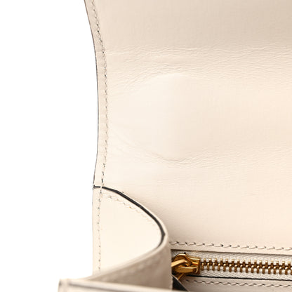 Gucci Calfskin Small Sylvie Shoulder Bag Off White 12 of 14