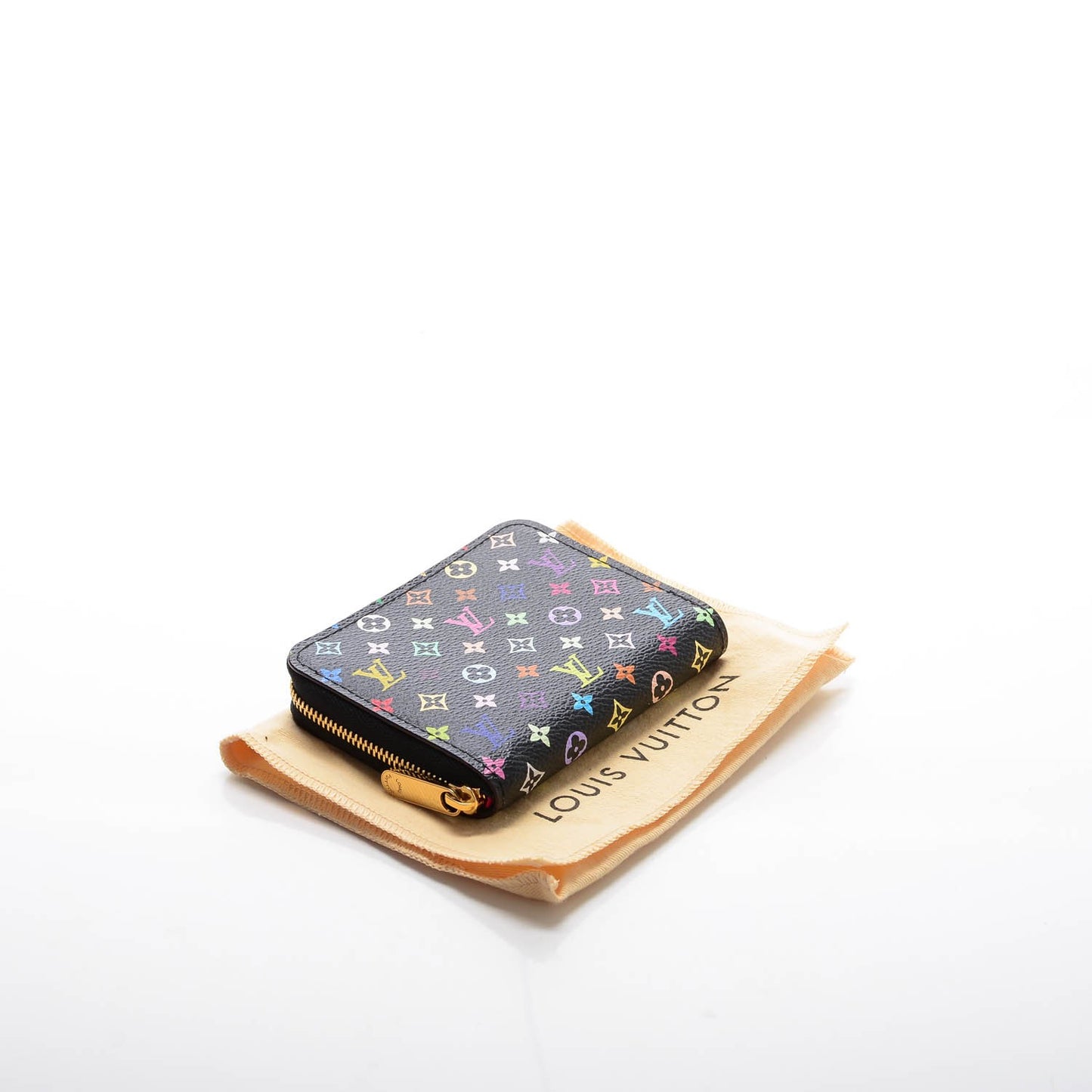 Monogram Multicolor Zippy Coin Purse Black Grenade