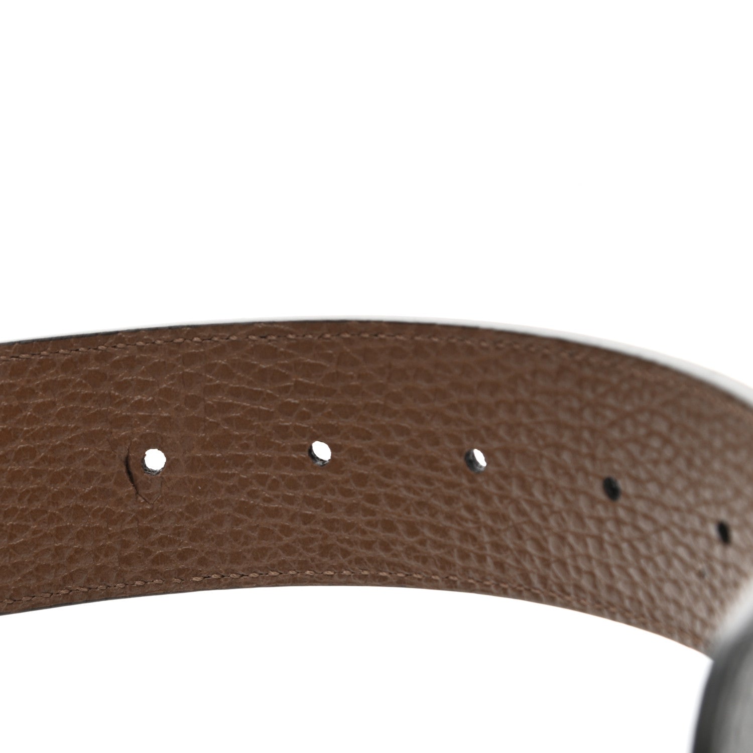 Gucci Calfskin 1973 Reversible Belt 85 34 Black Brown 5 of 6