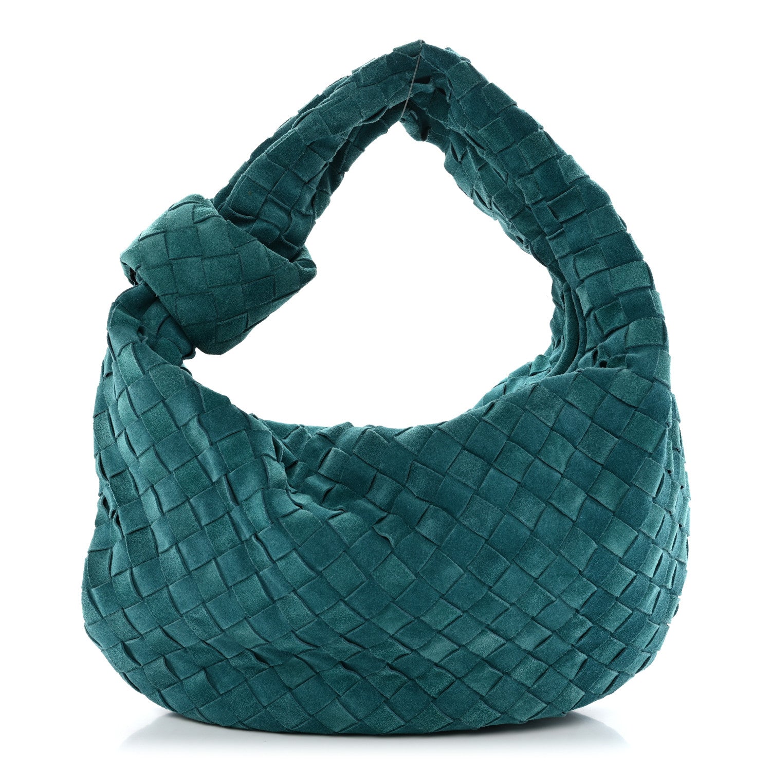 Bottega Veneta Suede Calfskin Intrecciato Teen Jodie Hobo Scuba 1 of 12