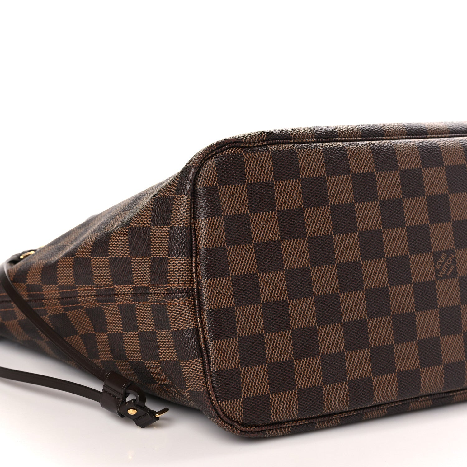 Louis Vuitton Damier Ebene Neo Neverfull MM Rose Ballerine 9 of 10