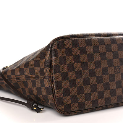Louis Vuitton Damier Ebene Neo Neverfull MM Rose Ballerine 9 of 10