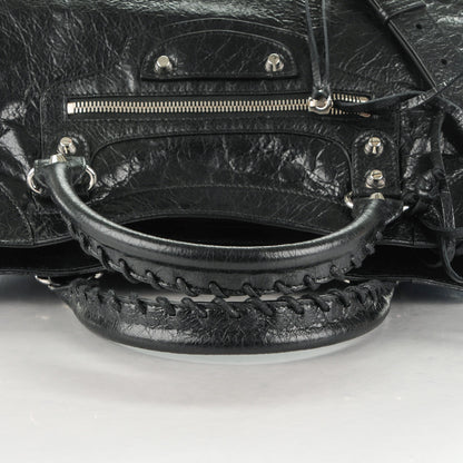 Balenciaga Agneau Classic Silver Hardware Velo Black 6 of 8