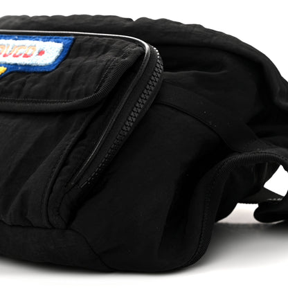 Gucci Nylon 80s Logo Patch Belt Bag Black 10 of 10