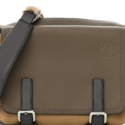 Loewe Soft Grained Calfskin XS Military Messenger Bag Dark Taupe Desert 9 of 15