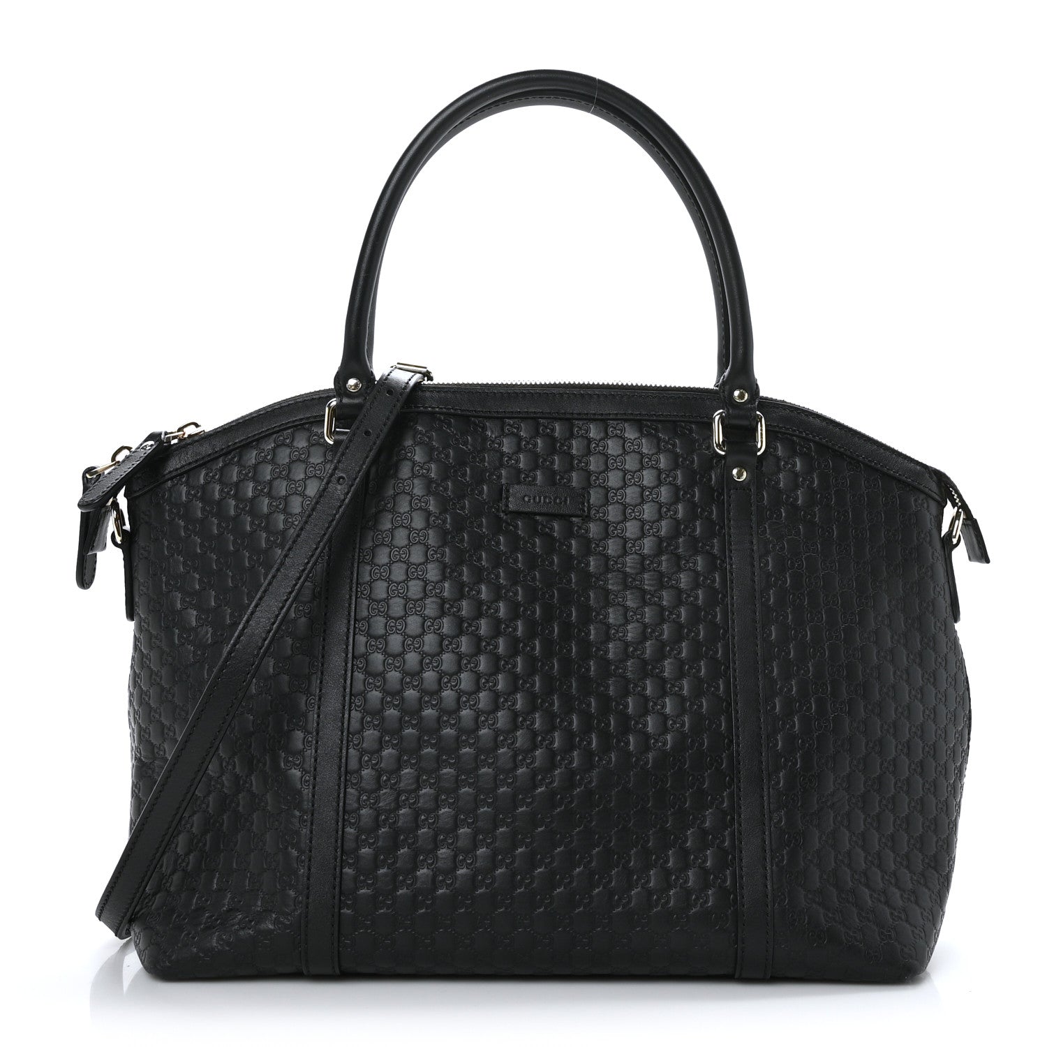 Gucci Soft Microguccissima Dome Satchel Black 1 of 10