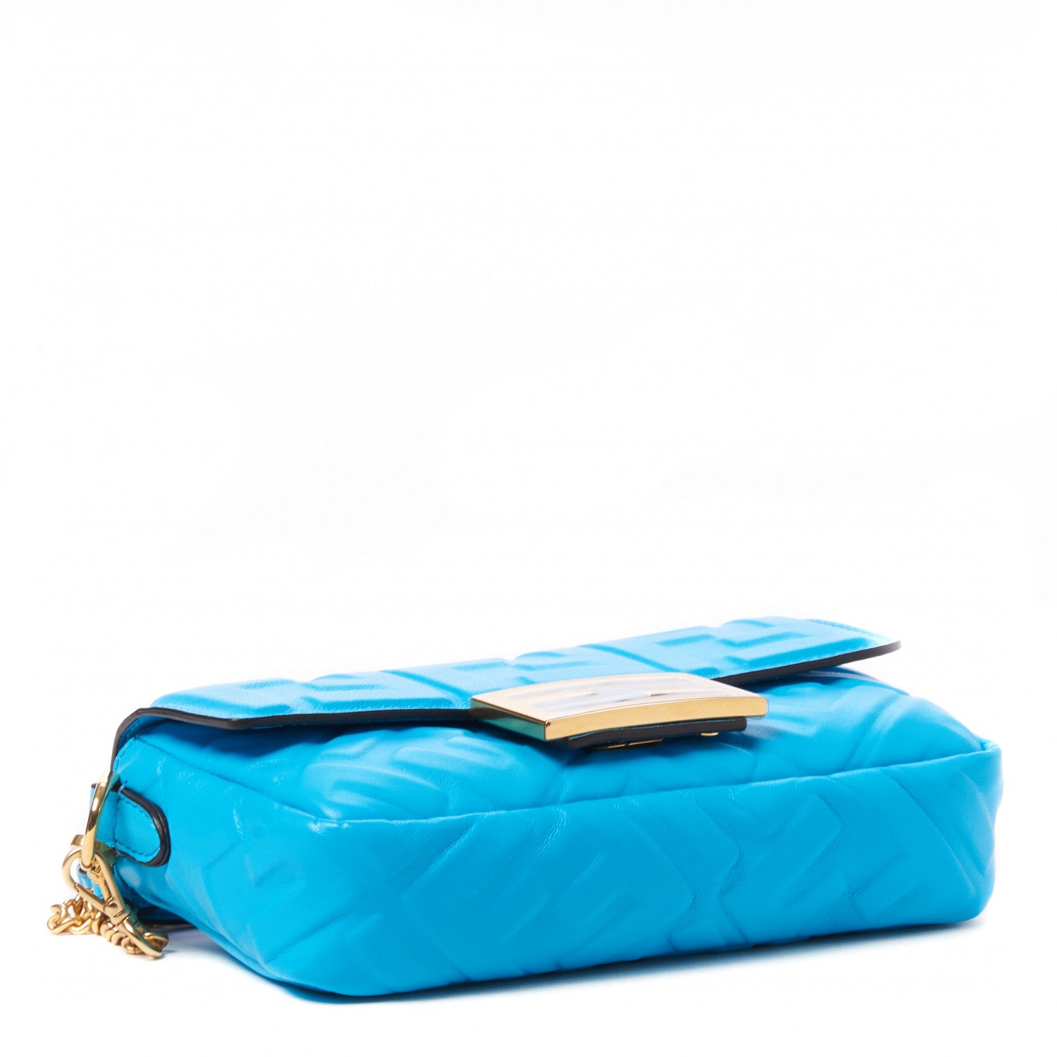 Fendi Nappa FF 1974 Embossed Mini Baguette Pool 3 of 7