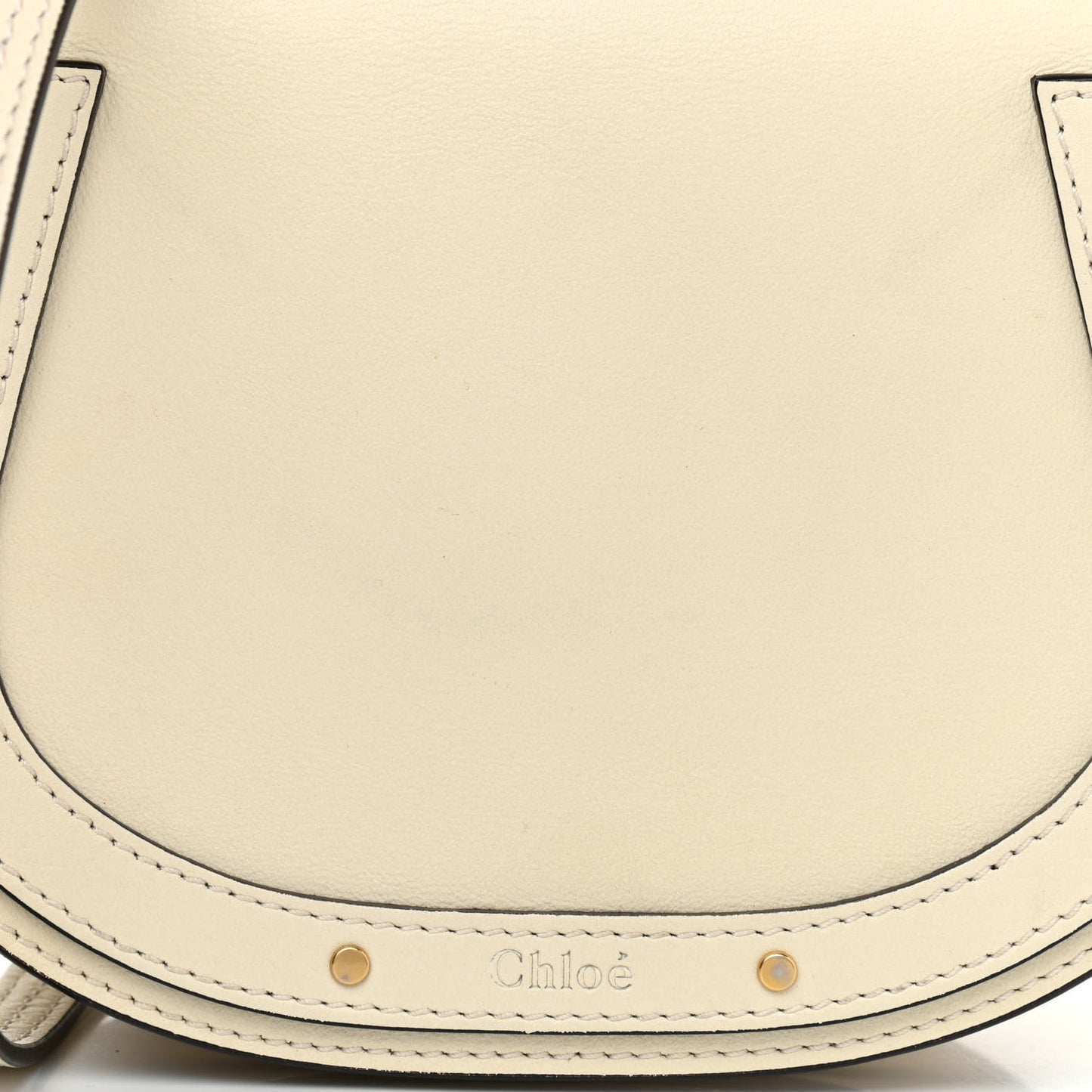 Calfskin Suede Small Nile Bracelet Bag Off White
