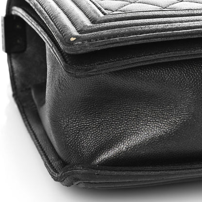 Chanel Caviar Quilted New Medium Boy Flap So Black 8 of 17