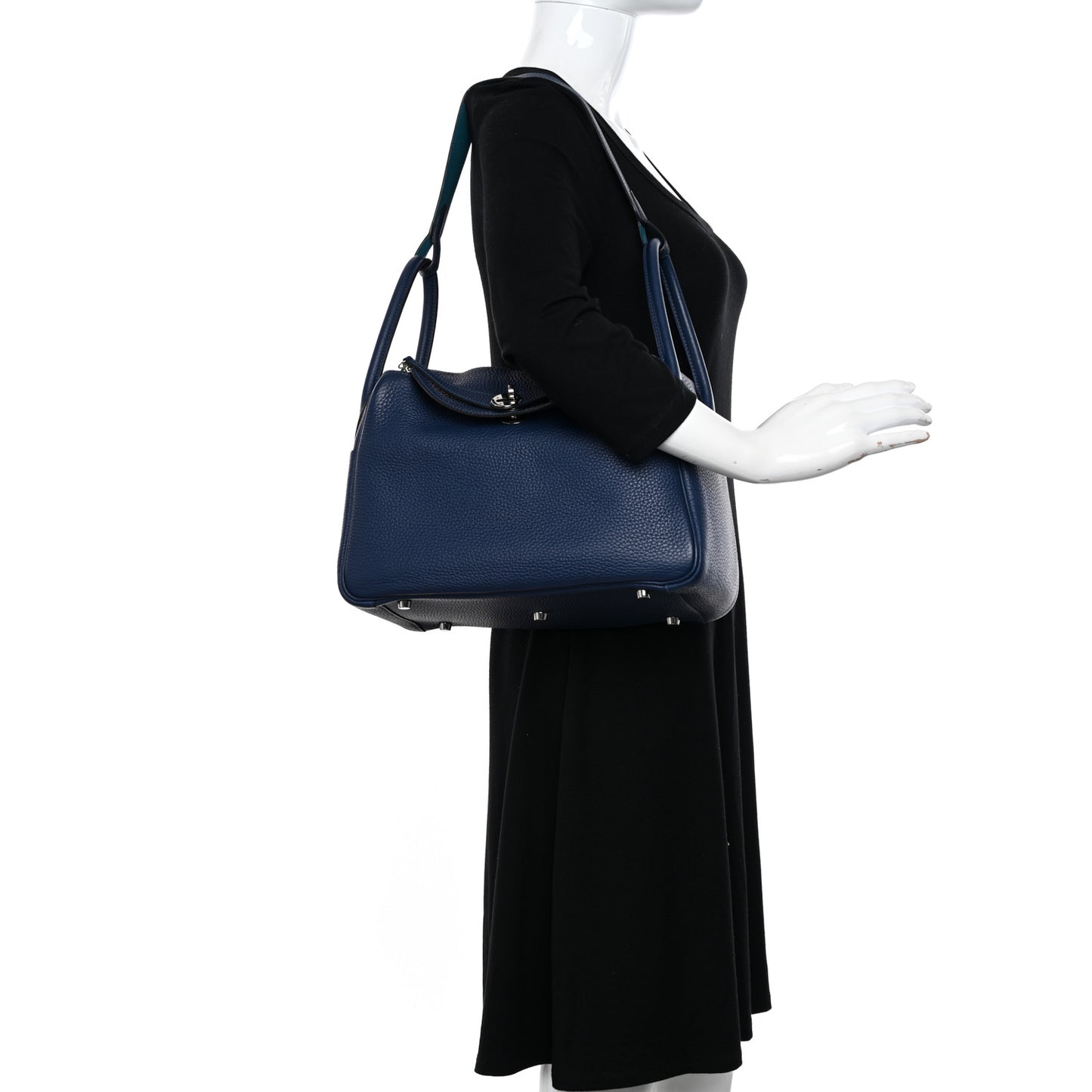 Taurillon Clemence Verso Lindy 30 Bleu Saphir Bleu Izmir