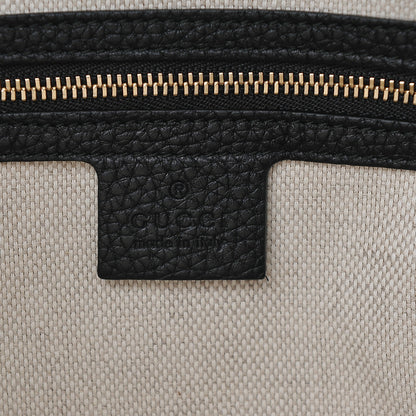 Gucci Pebbled Calfskin Medium Soho Chain Shoulder Bag Black 6 of 6