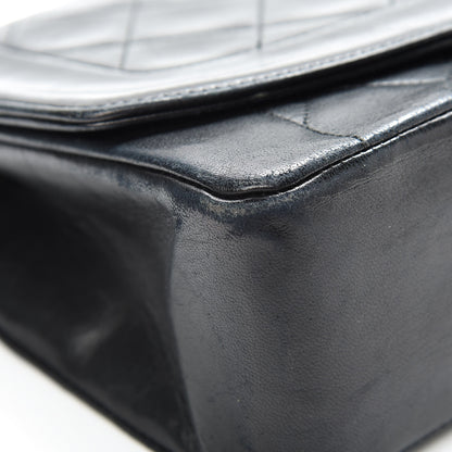 Chanel Lambskin Quilted Medium Single Flap Black 10 of 17