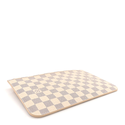 Louis Vuitton Damier Azur Neverfull MM GM Pochette Rose Ballerine 4 of 8