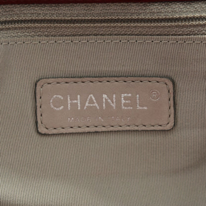 Chanel Calfskin Medium Ultra Stitch Flap Dark Red 6 of 9