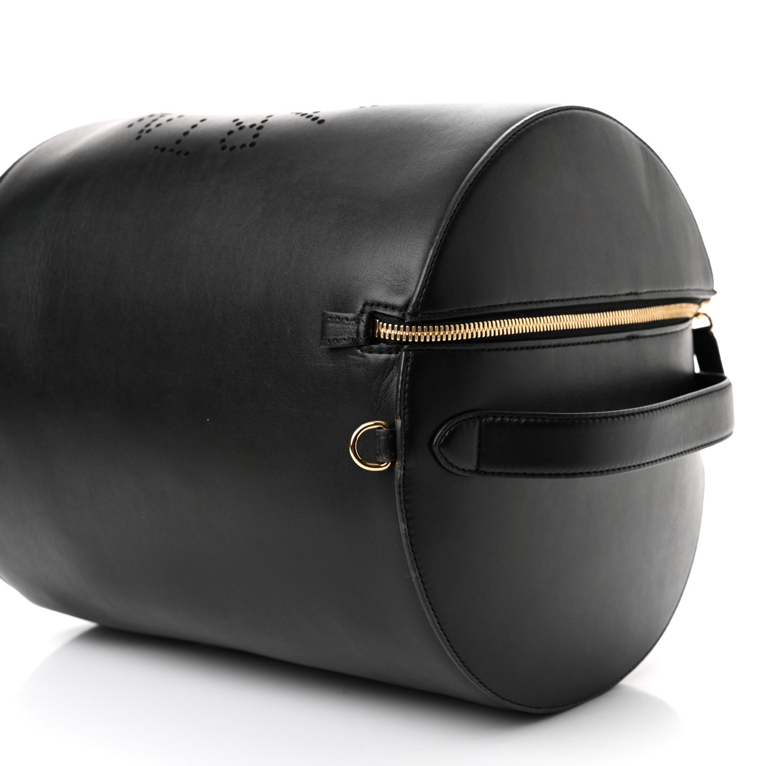 Stella McCartney Eco Alter Nappa Perforated Logo Shoulder Bag Black 10 of 10