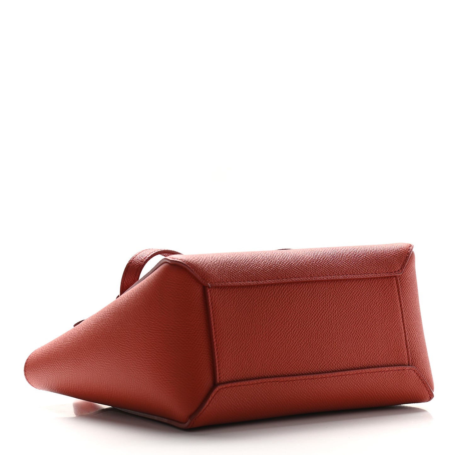 Grained Calfskin Nano Belt Bag Fox Red
