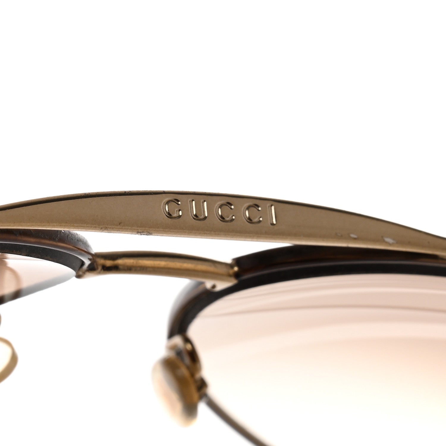 Gucci Metal Aviator GG 1889/S Sunglasses Brown 5 of 8