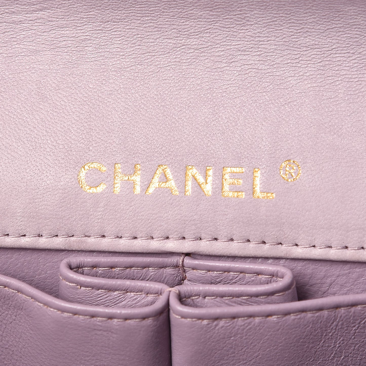 Lambskin East West Chocolate Bar Flap Pink