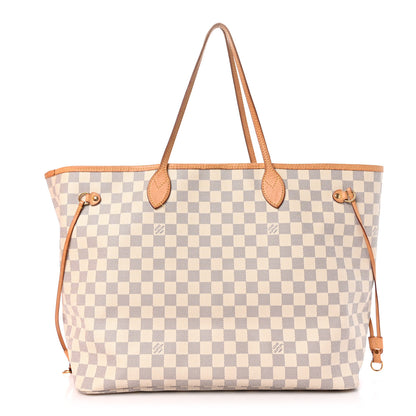 Louis Vuitton Damier Azur Neo Neverfull GM Rose Ballerine 1 of 12