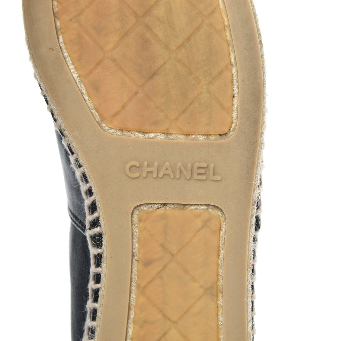 Lambskin CC Espadrilles 41 Black