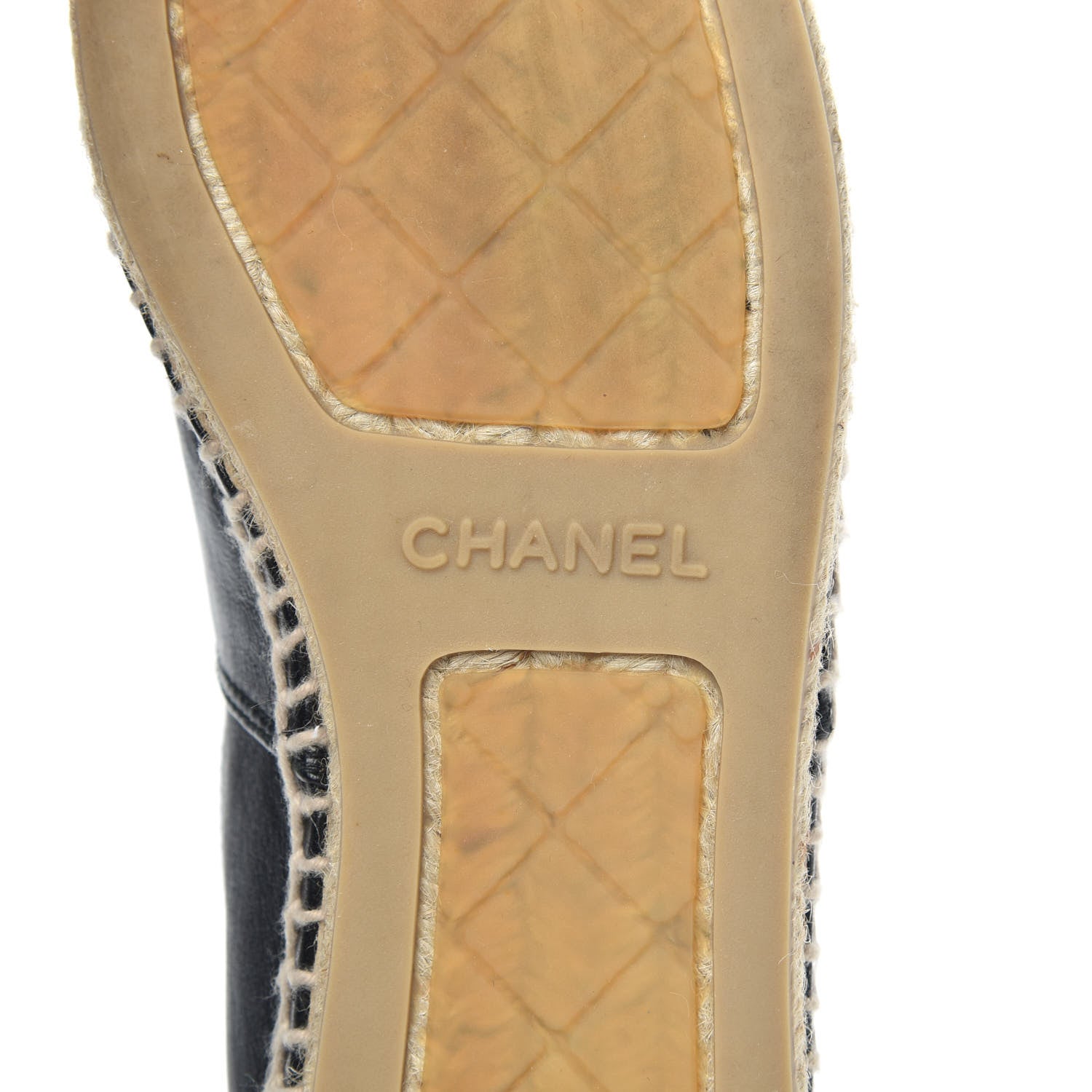 Chanel Lambskin CC Espadrilles 41 Black 7 of 13