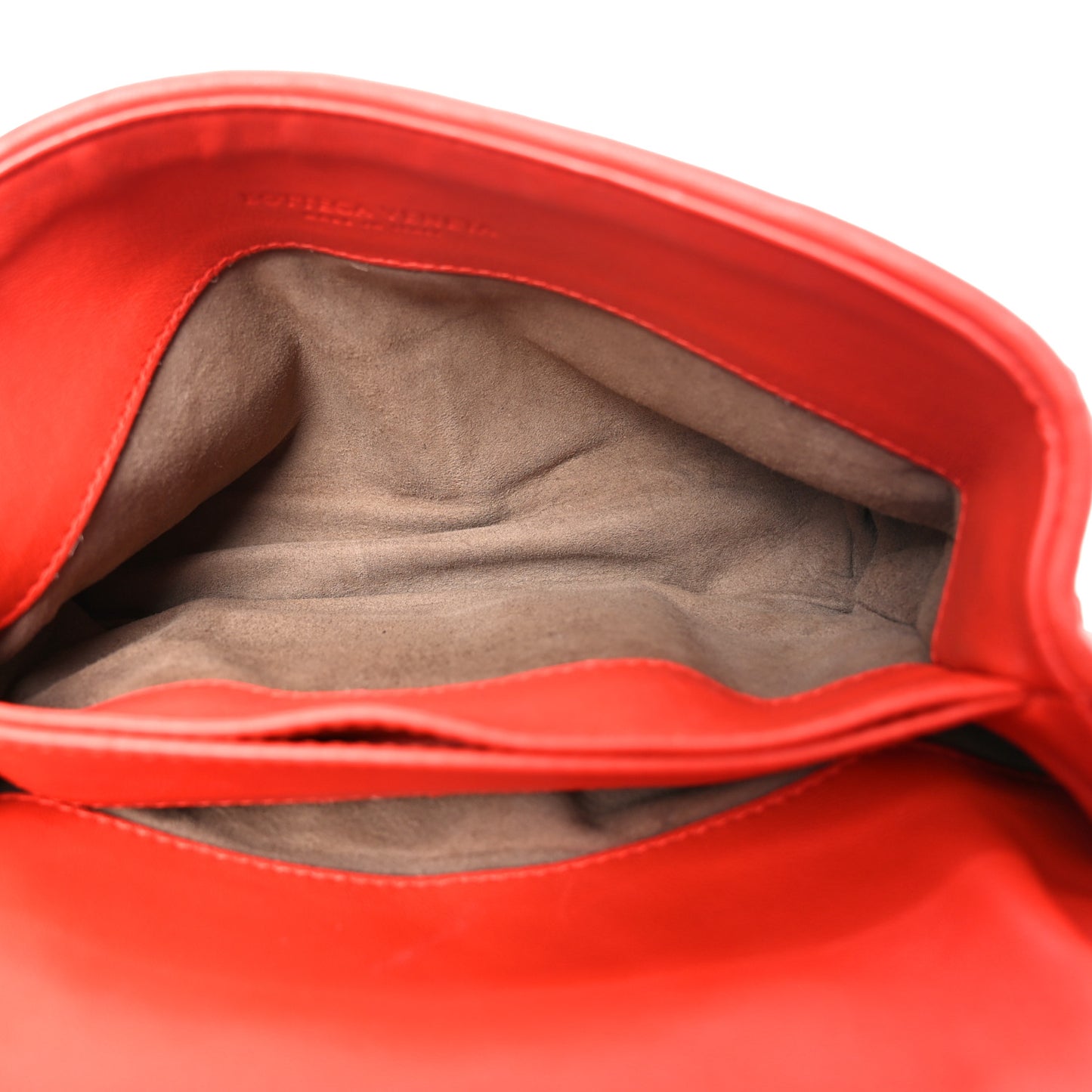 Nappa Intrecciato Baby Olimpia Shoulder Bag Vesuvio