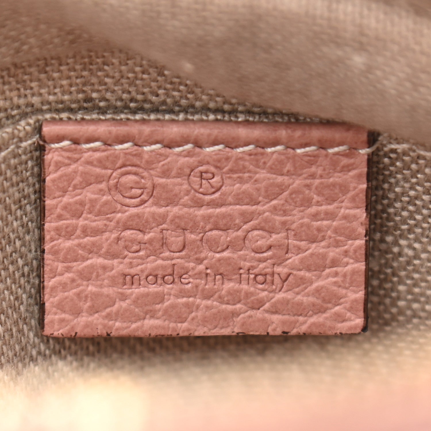 Gucci Monogram Mini Bree Messenger Bag Beige Soft Pink 6 of 15