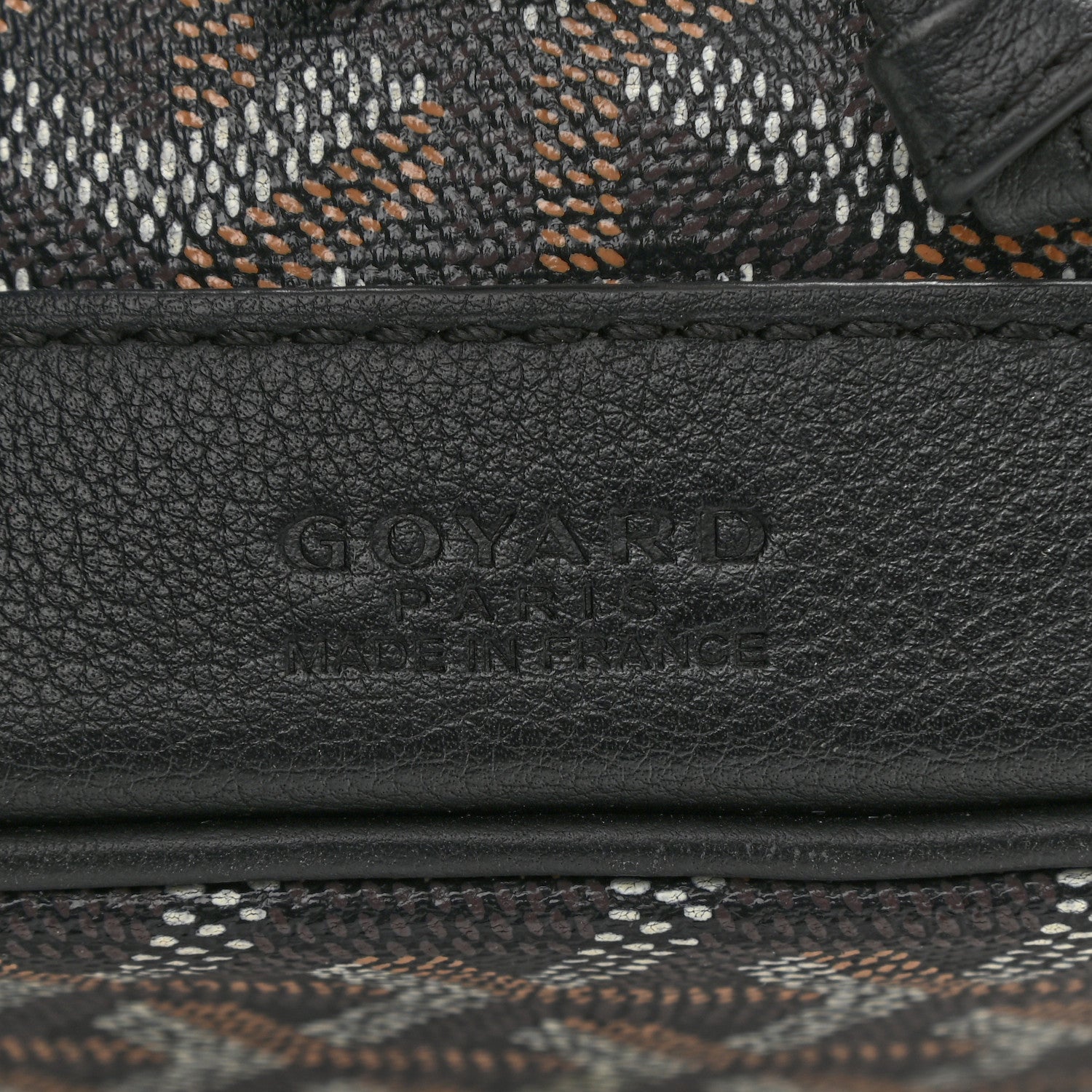 Goyard Goyardine Petit Flot Bucket Bag PM Black 6 of 11