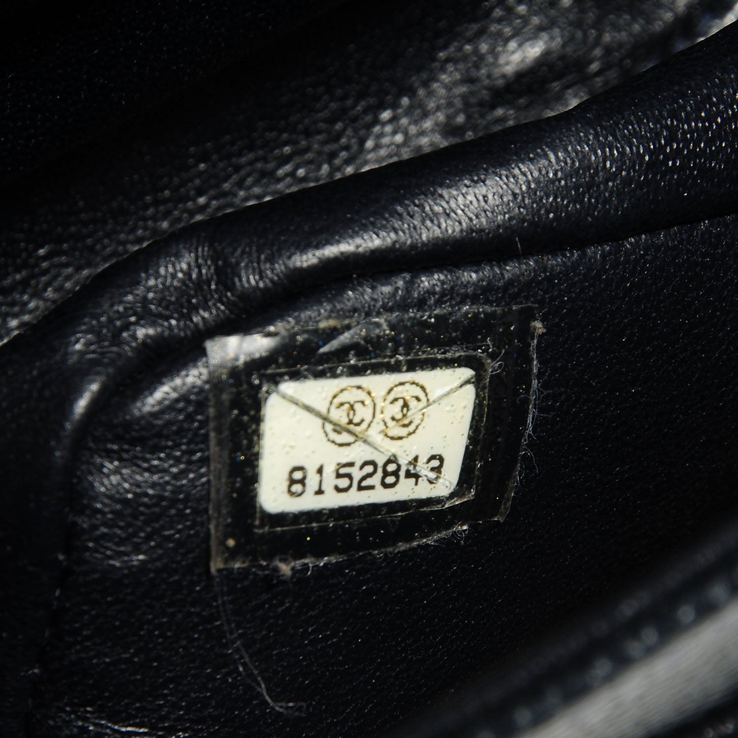 Chanel Caviar Medium Double Flap Navy Blue 7 of 8