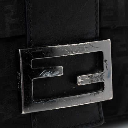 Fendi Zucchino Mama Baguette Black 8 of 9