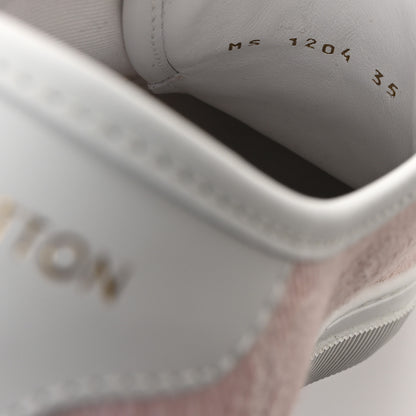 Louis Vuitton Denim Monogram Lagoon Sneakers 35 Pink 7 of 9