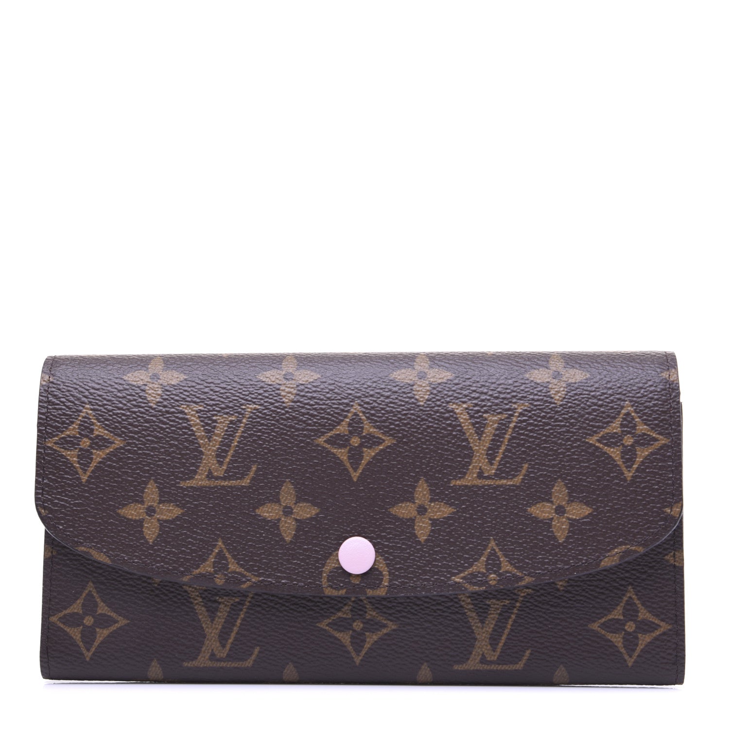 Louis Vuitton Monogram Emilie Wallet Rose Ballerine 1 of 11