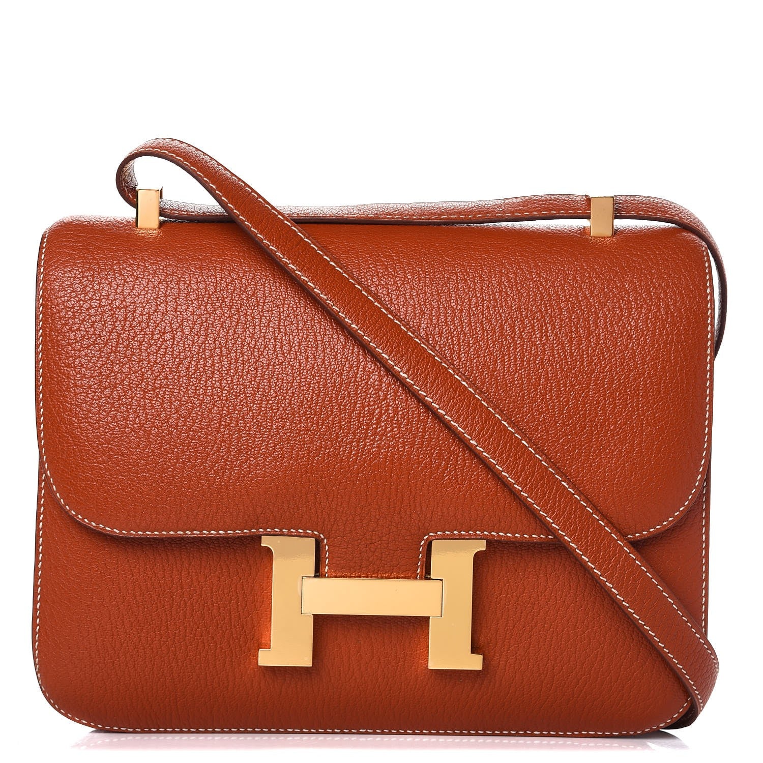Hermes Chevre De Coromandel Constance 24 Brique 1 of 21