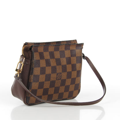 Louis Vuitton Damier Ebene Trousse Make Up Bag Pochette 3 of 9