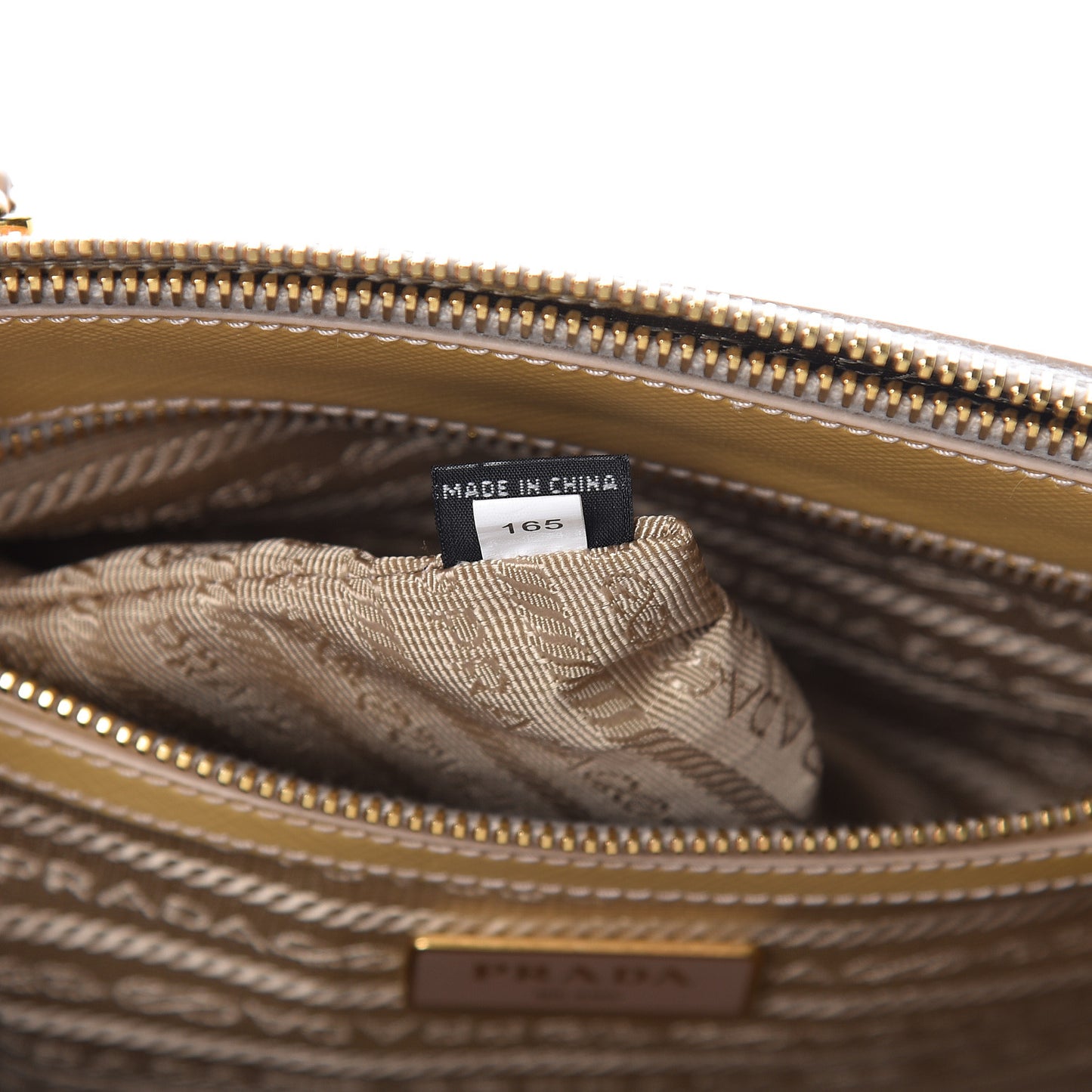 Saffiano Vernice Small Galleria Double Zip Ginestra