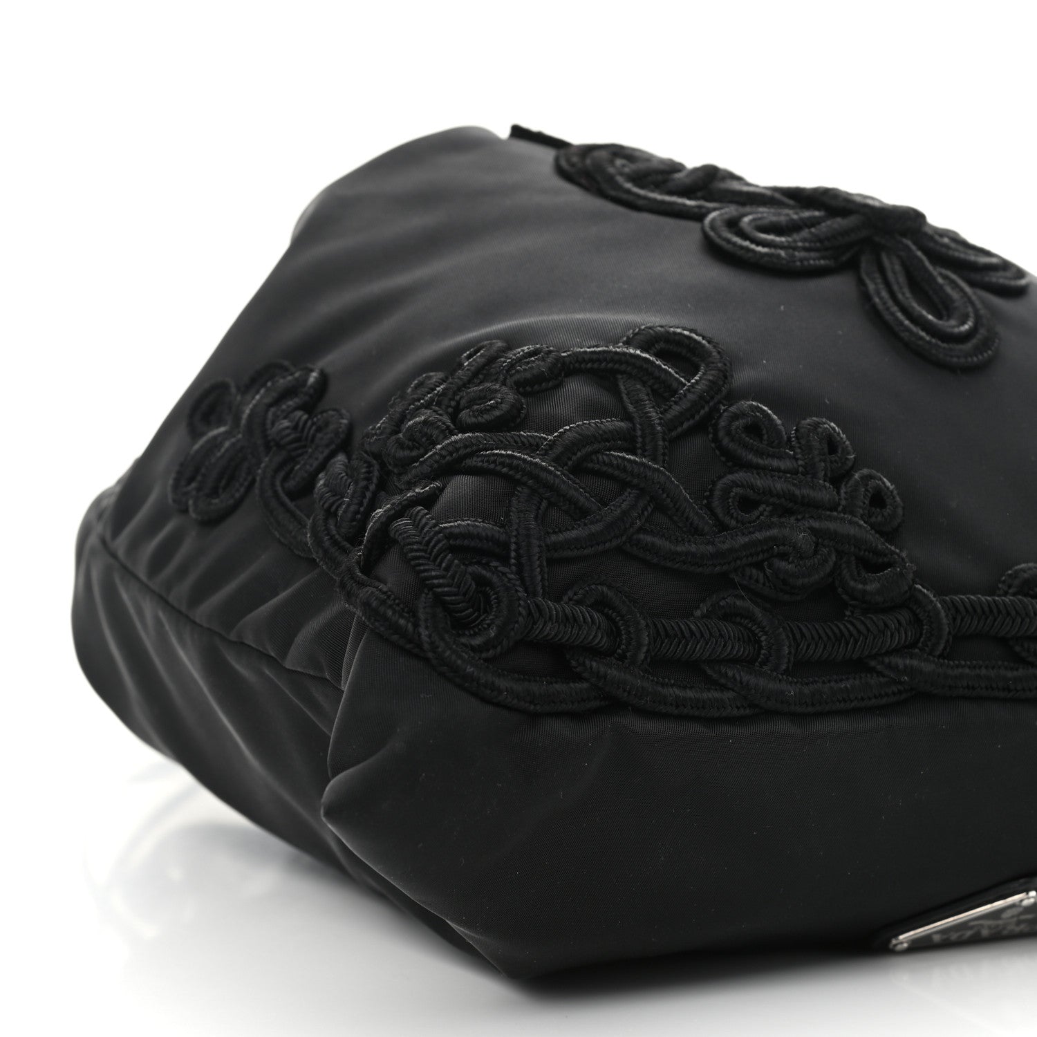 Prada Tessuto Nylon Passama Crossbody Black 9 of 10