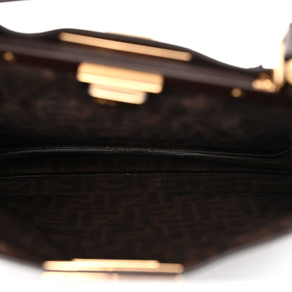 Fendi Vitello Medium Soft Peekaboo  Dark Brown 5 of 10