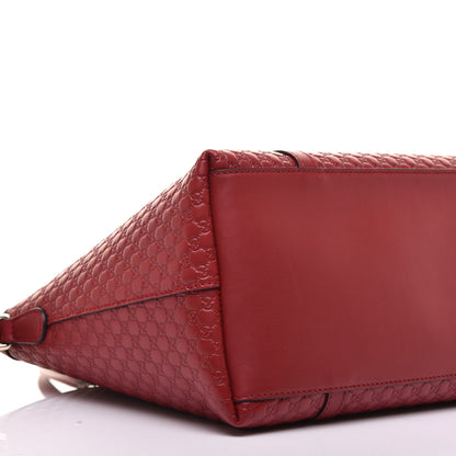 Gucci Soft Microguccissima Dome Satchel Red 8 of 9