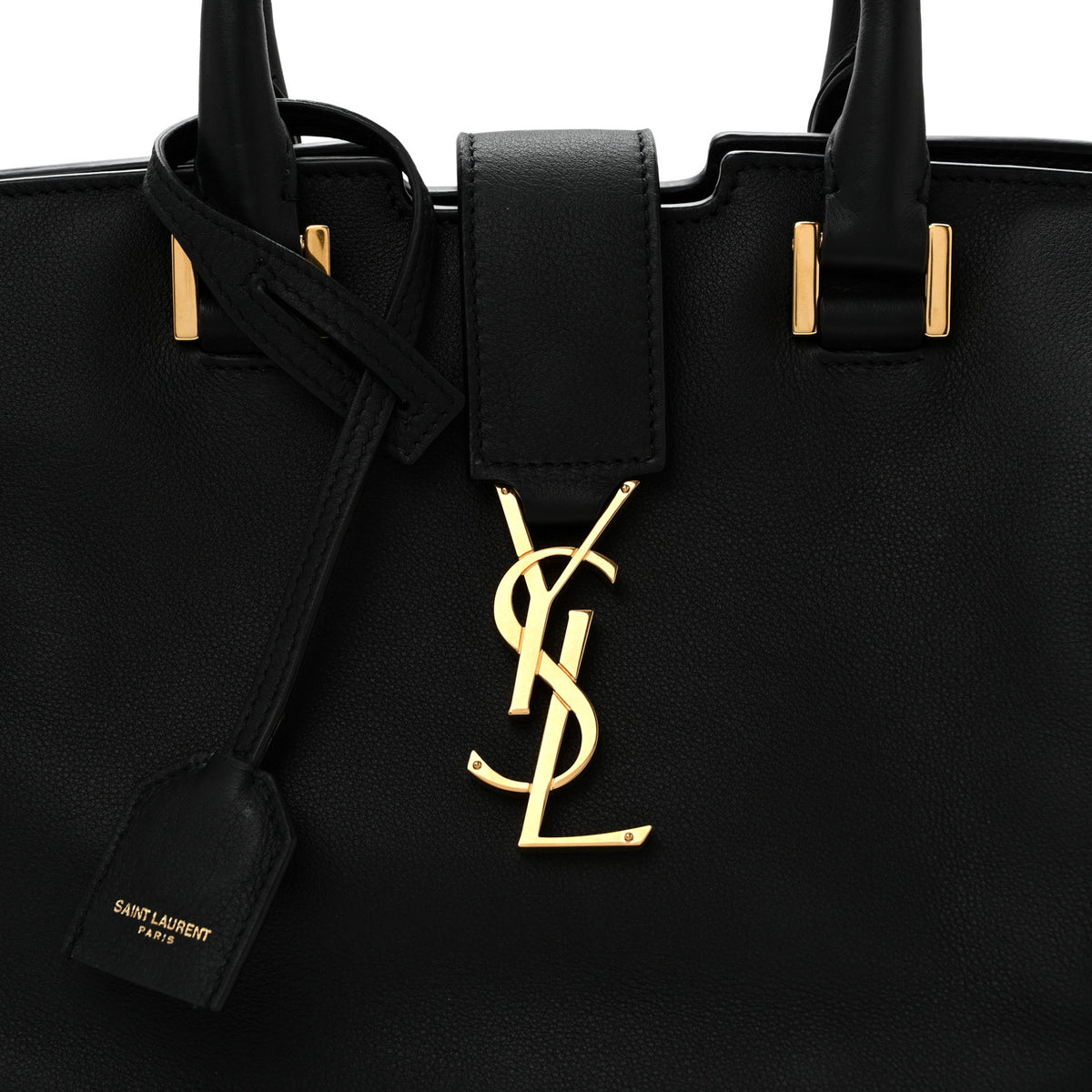 Saint Laurent Calfskin Small Classic Y Cabas Black 8 of 11
