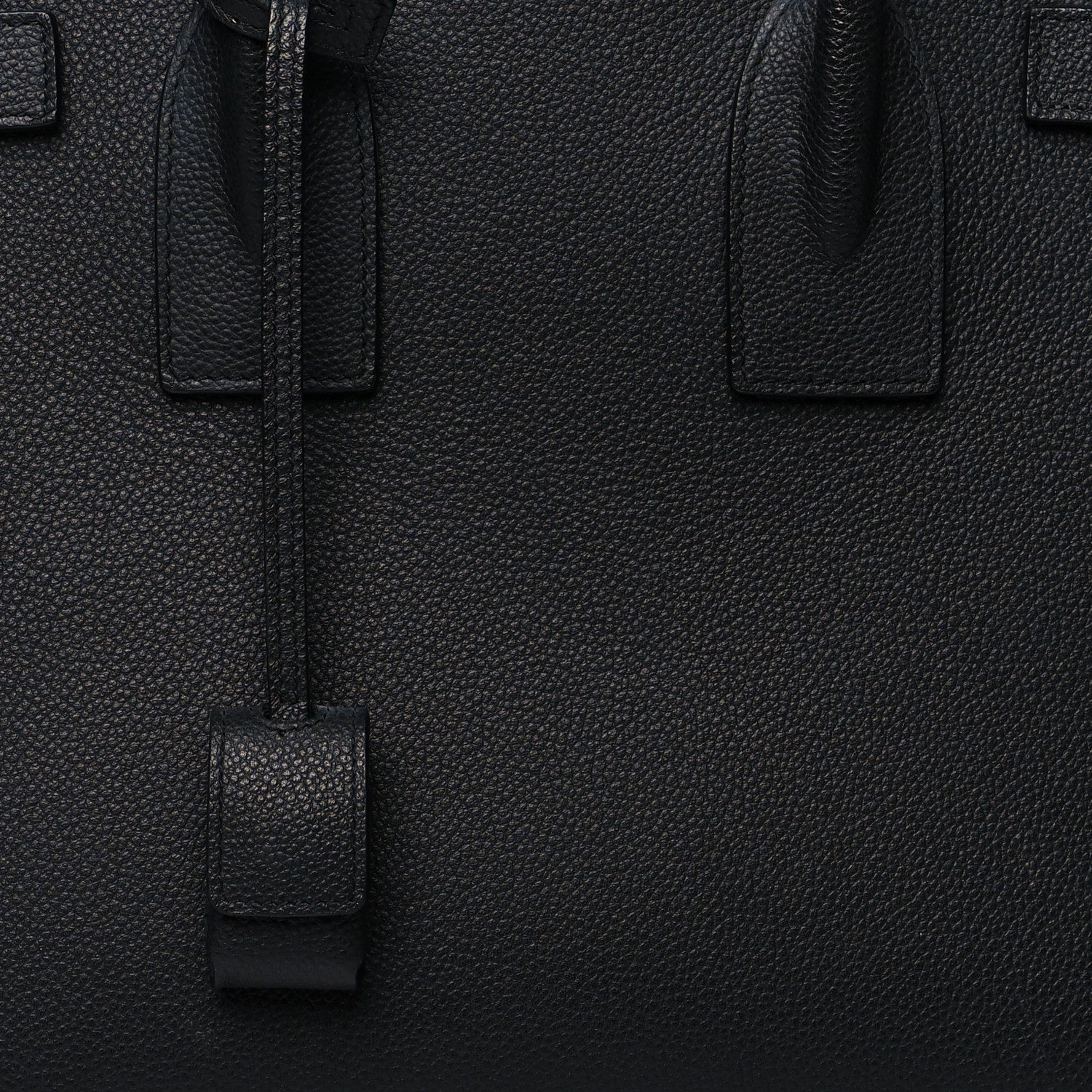 Saint Laurent Grained Calfskin Small Sac De Jour Black 9 of 13