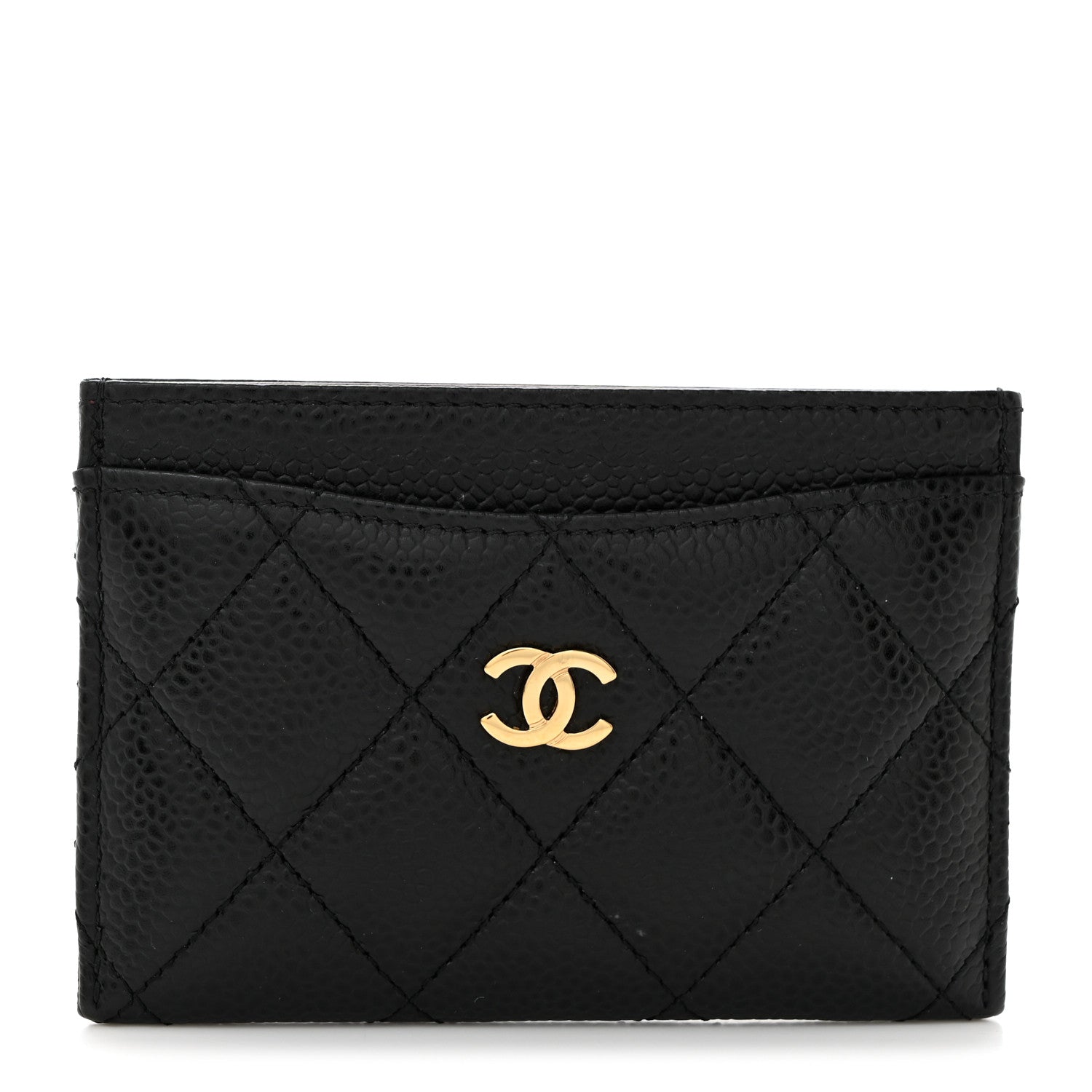 Chanel Caviar Quilted Card Holder Black 1 of 9