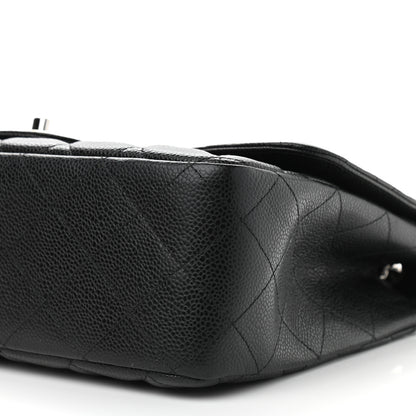Chanel Caviar Quilted Jumbo Single Flap Black 12 of 12