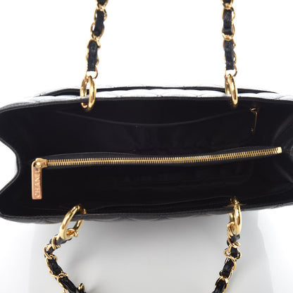Chanel Caviar Quilted Grand Shopping Tote GST Black 5 of 9