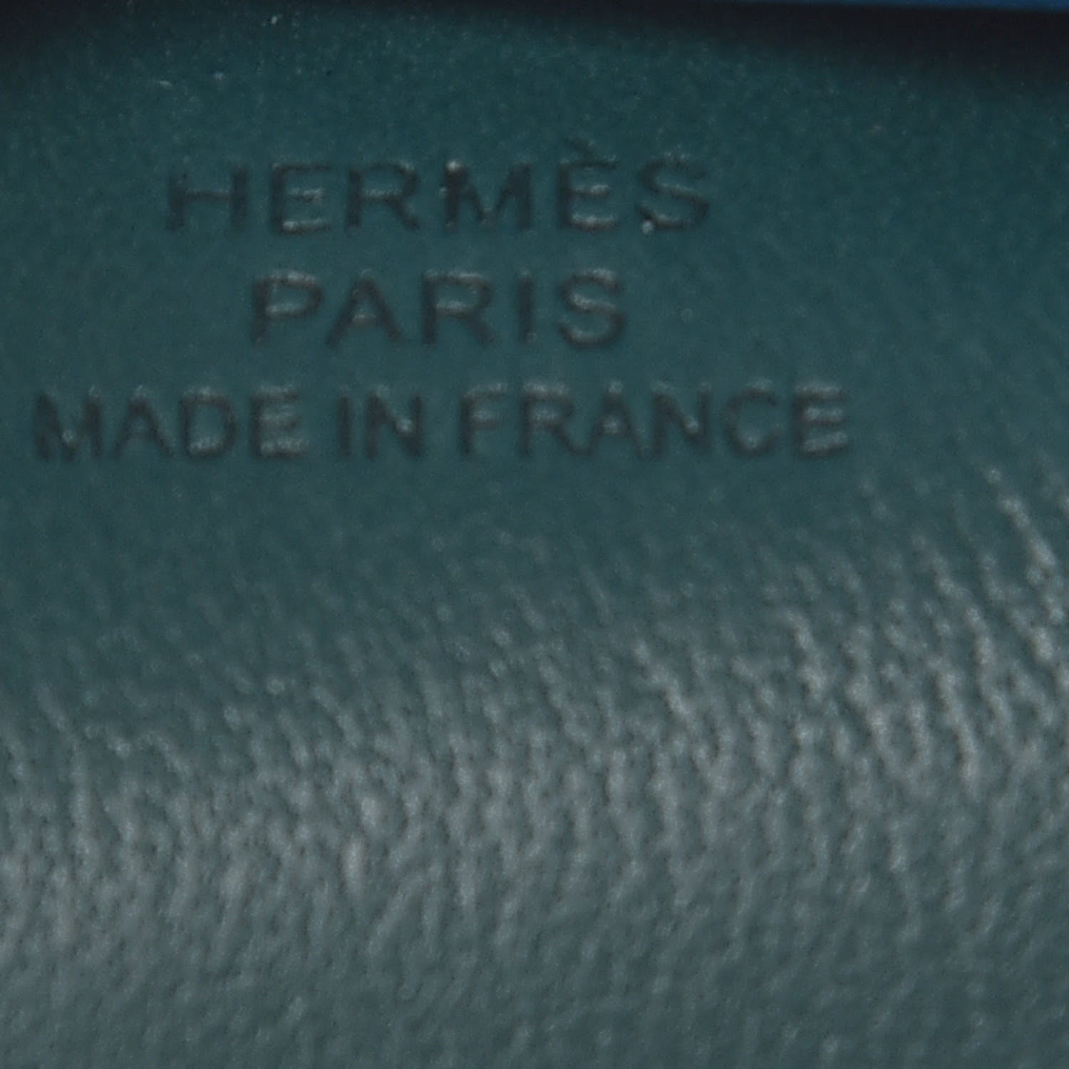 Hermes Milo Lambskin Grigri Rodeo Horse Bag Charm MM Malachite Bleu Zanzibar Lime 3 of 3