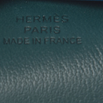 Hermes Milo Lambskin Grigri Rodeo Horse Bag Charm MM Malachite Bleu Zanzibar Lime 3 of 3
